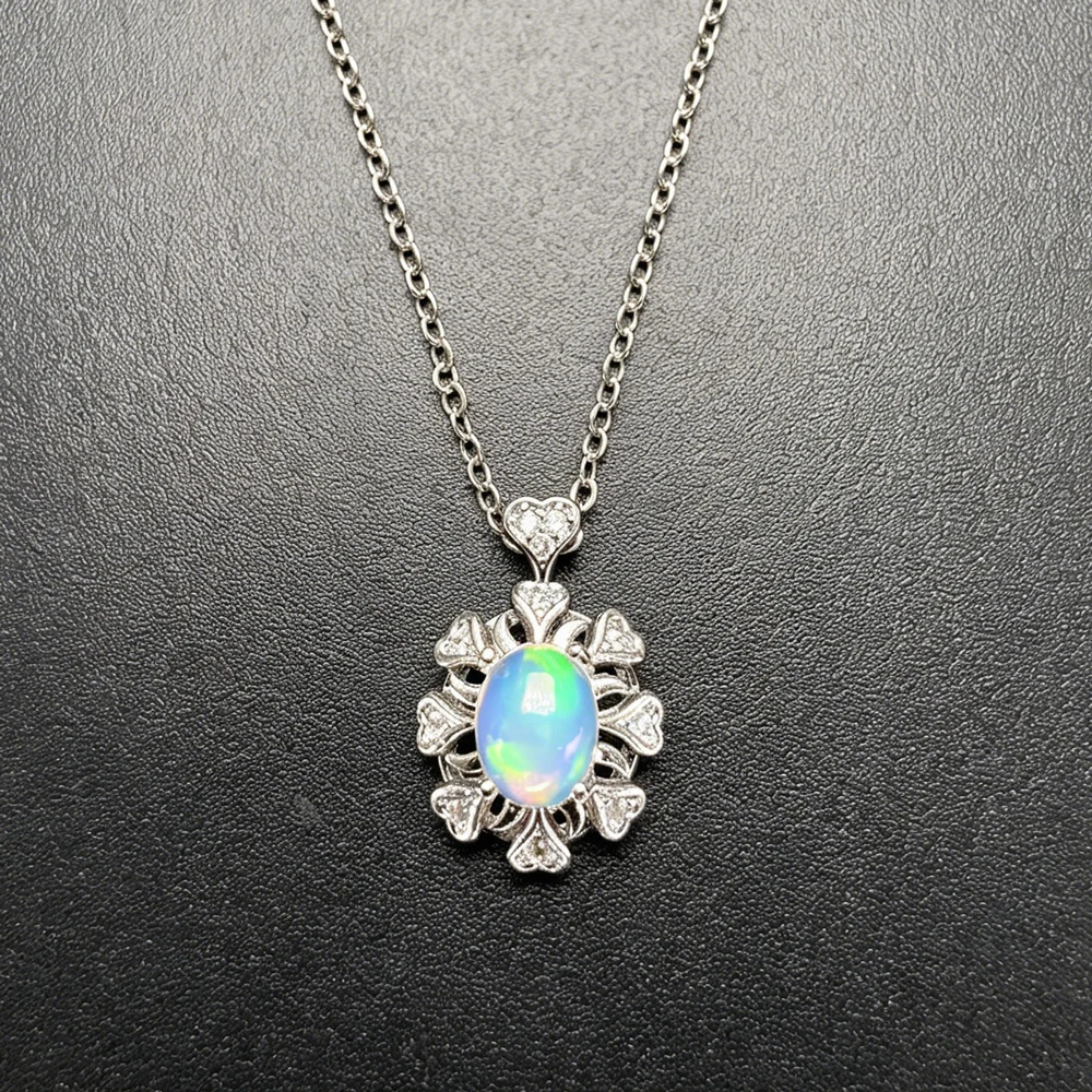 Precious October Birthstone Natural Opal Pendant Necklace Gemstone 6*8mm for Women Party Wedding Fine Jewelry Gift
Precious October Birthstone Natural Opal Pendant Necklace Gemstone 6*8mm for Women Party Wedding Fine Jewelry Gift