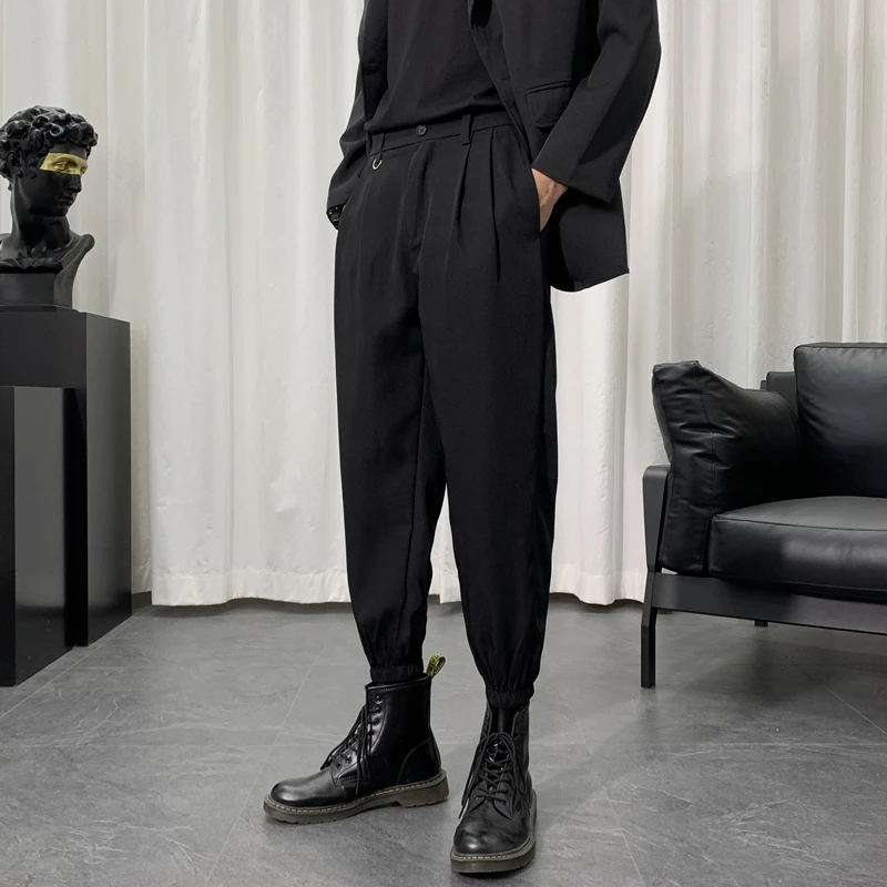 Trendy Men's Autumn Casual Pants Handsome Youth Harem Pants Comfortable Solid Color Thin Trousers
Trendy Men's Autumn Casual Pants Handsome Youth Harem Pants Comfortable Solid Color Thin Trousers