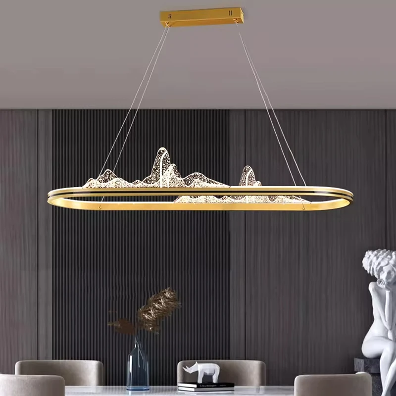 Nordic Minimalist Golden Icebergs clear Crystals Chandelier Ceiling LED Lights Intelligent Remote dimmable for Kitchen island
Nordic Minimalist Golden Icebergs clear Crystals Chandelier Ceiling LED Lights Intelligent Remote dimmable for Kitchen island