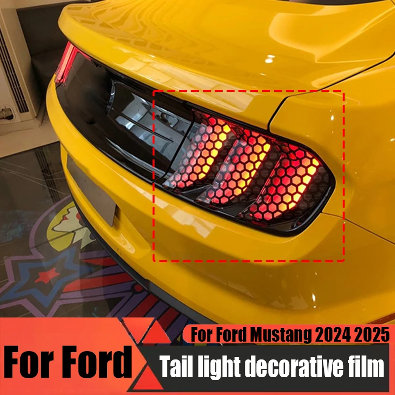 For Ford Mustang 2024 2025 modified taillight decorative film automotive exterior decoration accessories
For Ford Mustang 2024 2025 modified taillight decorative film automotive exterior decoration accessories