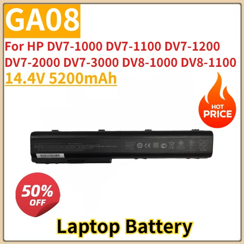 New Replacement Laptop Battery 14.4V 5200mAh GA08 for HP DV7-1000 DV7-1100 DV7-1200 DV7-2000 DV7-2100 DV7-3000 DV8-1000 DV8-1100
New Replacement Laptop Battery 14.4V 5200mAh GA08 for HP DV7-1000 DV7-1100 DV7-1200 DV7-2000 DV7-2100 DV7-3000 DV8-1000 DV8-1100