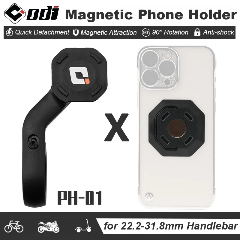 ODI Magnetic Bicycle Phone Holder Mount Removable Handlebar Style Navigation Bracket 90° Rotation Bike Stand Riding Bracket
ODI Magnetic Bicycle Phone Holder Mount Removable Handlebar Style Navigation Bracket 90° Rotation Bike Stand Riding Bracket
