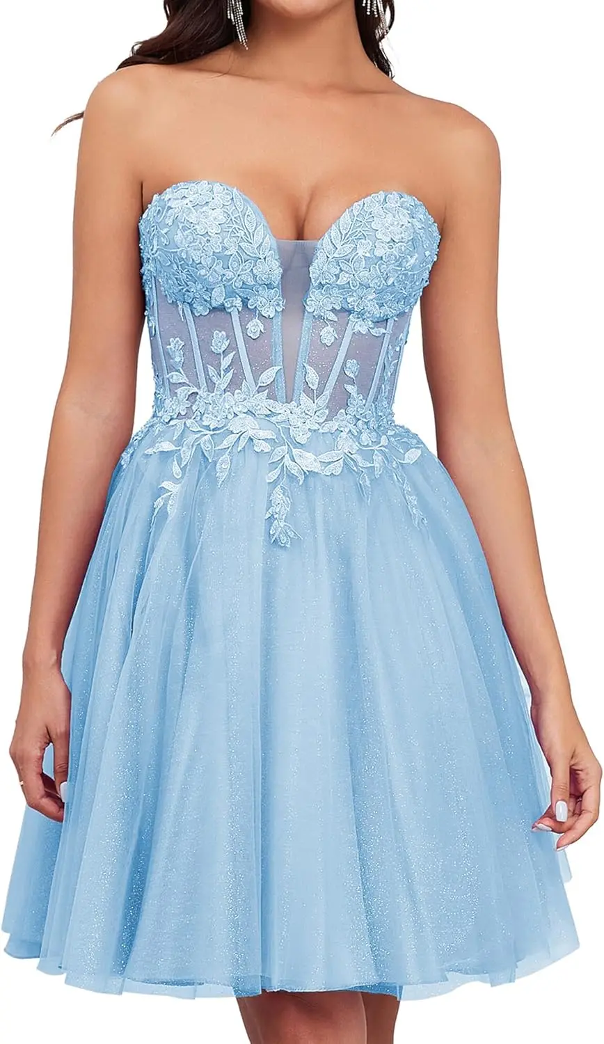 Homecoming Dresses Lace Short Prom Dress Short HOCO Dresses 2026 Tulle Graduation Dress Tulle Party Evening Dresses
Homecoming Dresses Lace Short Prom Dress Short HOCO Dresses 2026 Tulle Graduation Dress Tulle Party Evening Dresses