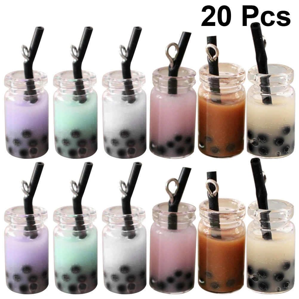 20 Pcs Simulated Milk Tea Cup Pendant Earrings Long Use Background Decor DIY Accessories Photo Props Charm
20 Pcs Simulated Milk Tea Cup Pendant Earrings Long Use Background Decor DIY Accessories Photo Props Charm