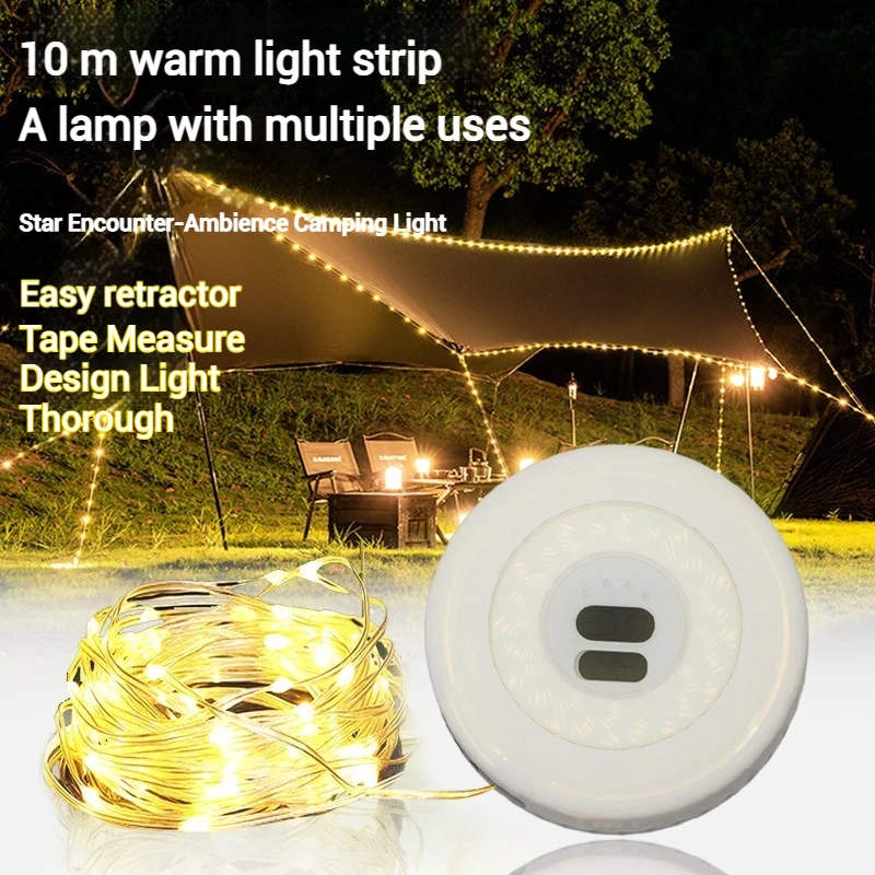 Starry Camping Lights Outdoor String Lights Magic Atmosphere Lights Tent Decorative Lights App Control Intelligent Tape Lights
Starry Camping Lights Outdoor String Lights Magic Atmosphere Lights Tent Decorative Lights App Control Intelligent Tape Lights