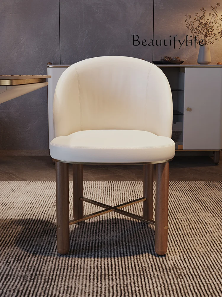 Italian-Style Light Luxury Solid Wood Dining Chair Modern Minimalist Home Backrest Desk Chair Cosmetic Stool
Italian-Style Light Luxury Solid Wood Dining Chair Modern Minimalist Home Backrest Desk Chair Cosmetic Stool