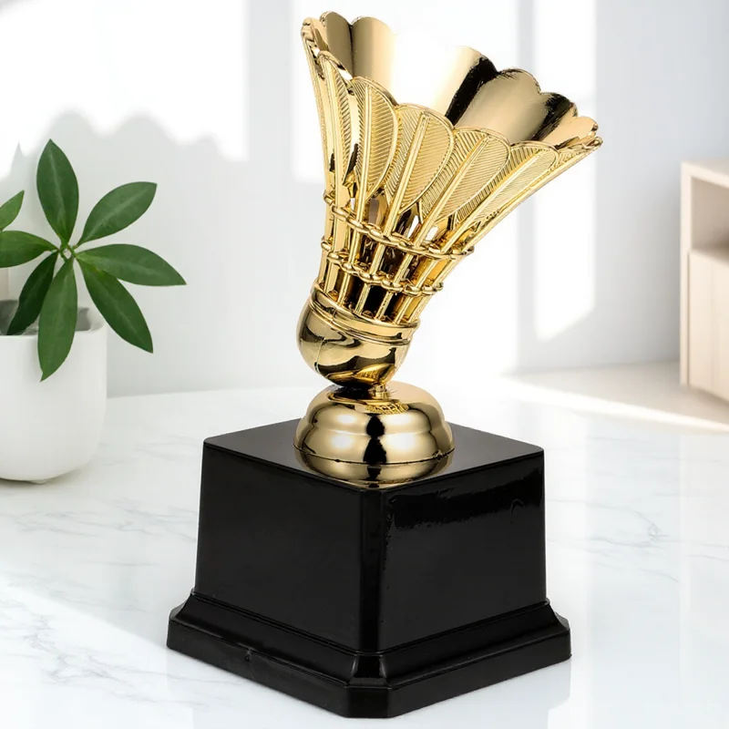 Badminton Competition Decorative Trophy For Kindergarten Sports Award Trophy Party Favor Bright Color Realistic Design
Badminton Competition Decorative Trophy For Kindergarten Sports Award Trophy Party Favor Bright Color Realistic Design