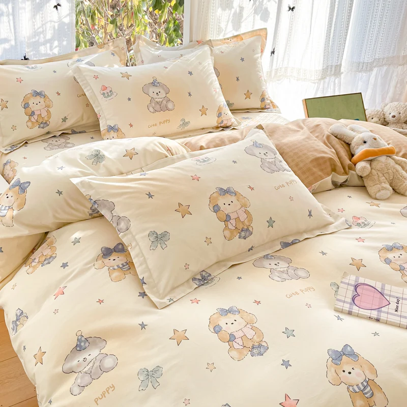 100% Cotton Duvet Cover Set -Duvet Cover Pillowsham High Quality Comfort Bedding Set Breathable, Lovely Bedroom Atmosphere
100% Cotton Duvet Cover Set -Duvet Cover Pillowsham High Quality Comfort Bedding Set Breathable, Lovely Bedroom Atmosphere