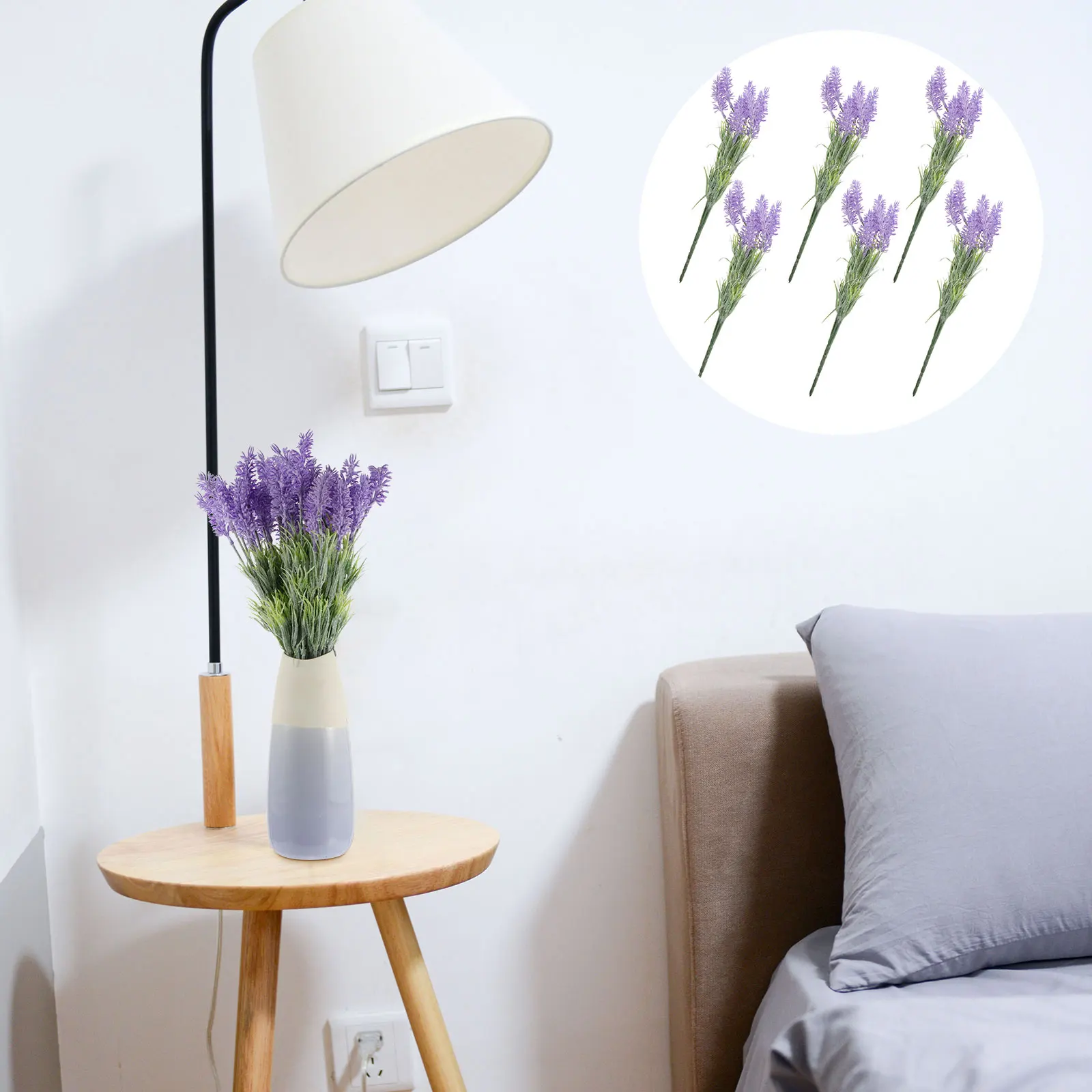 6 Pcs Bouquet Artificial Lavender Office Decorations Engineering Plastics Fake Plant
6 Pcs Bouquet Artificial Lavender Office Decorations Engineering Plastics Fake Plant