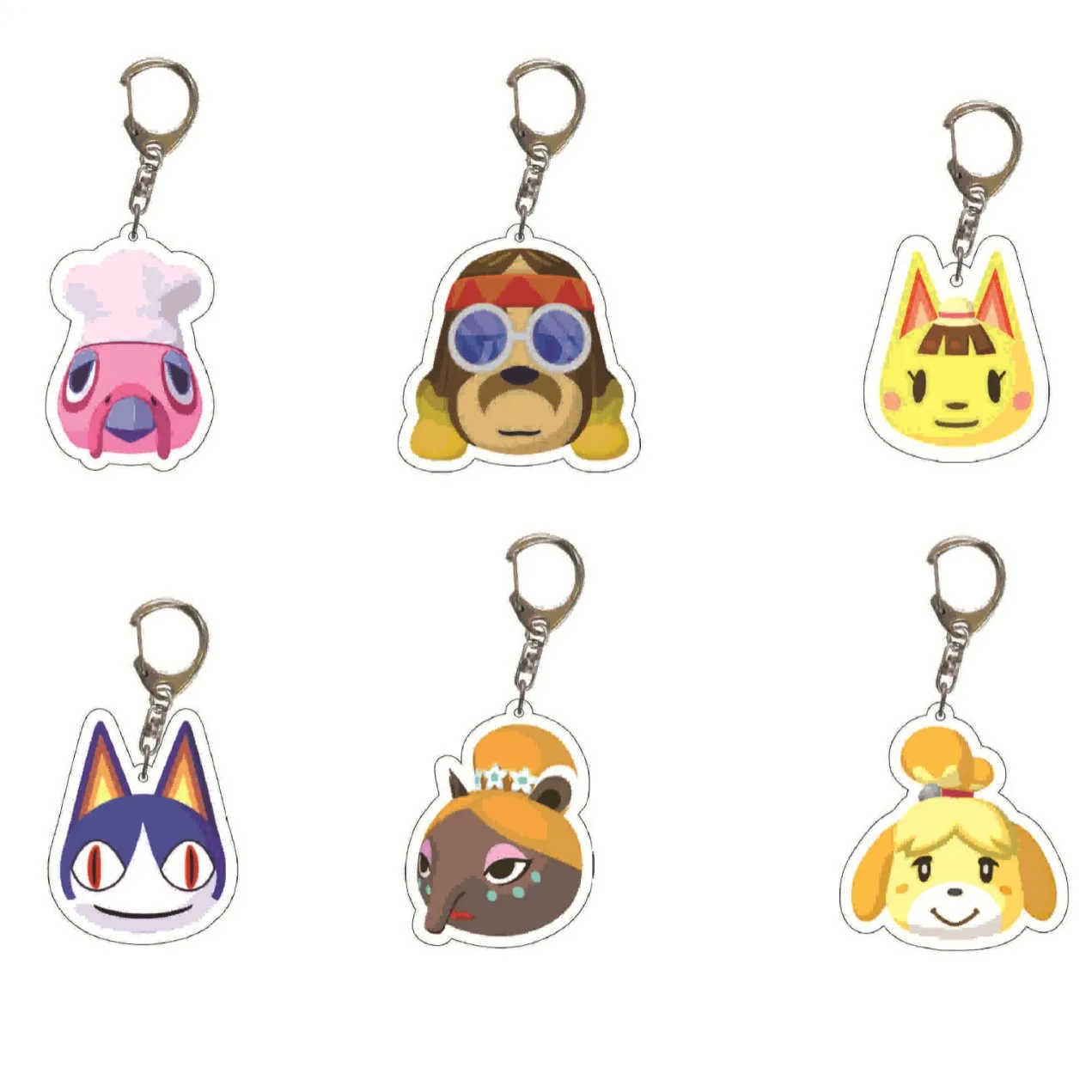 Animal Crossing Anime Keychain Acrylic Pendant Peripherals Cartoon Accessories Friends Girl Gift Cute Choice Key Ring Q Version
Animal Crossing Anime Keychain Acrylic Pendant Peripherals Cartoon Accessories Friends Girl Gift Cute Choice Key Ring Q Version