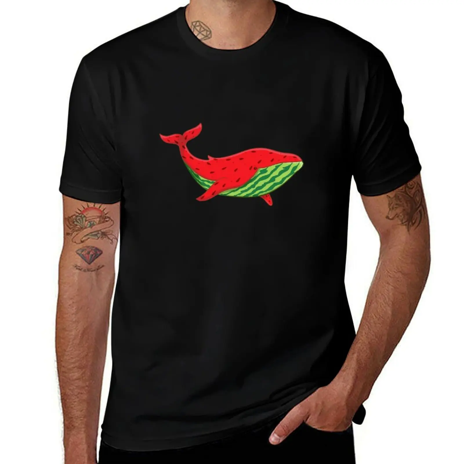 Watermelon Whale T-Shirt animal prinfor boys man t shirt cute clothes vintage t shirts big and tall t shirts for men
Watermelon Whale T-Shirt animal prinfor boys man t shirt cute clothes vintage t shirts big and tall t shirts for men