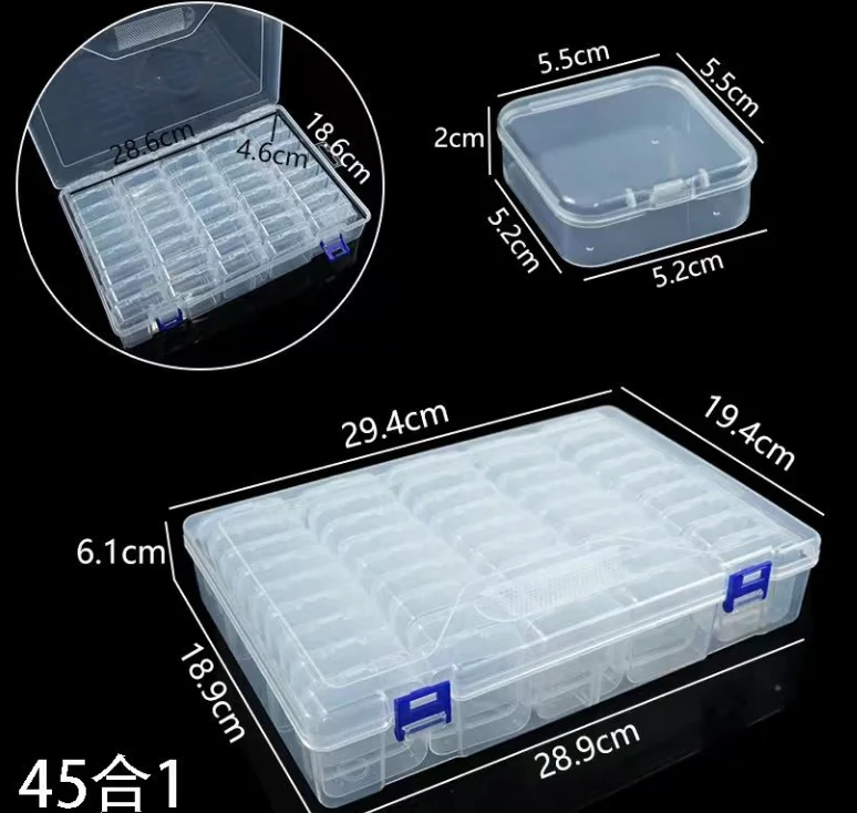 Transparent Jewelry Storage Box for Nano Beads Diamond Beads - Organizer Perfect for Nail Art Accessories And Jewelry
Transparent Jewelry Storage Box for Nano Beads Diamond Beads - Organizer Perfect for Nail Art Accessories And Jewelry