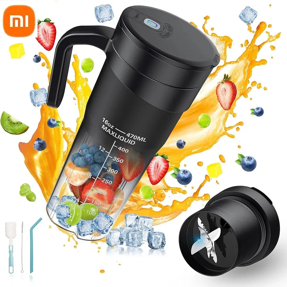 Портативная соковыжималка для фруктов Xiaomi, 6 острых лезвий, перезаряжаемая персональная многофункциональная портативная мини-чашка блендера для коктейлей и гладкости
Портативная соковыжималка для фруктов Xiaomi, 6 острых лезвий, перезаряжаемая персональная многофункциональная портативная мини-чашка блендера для коктейлей и гладкости