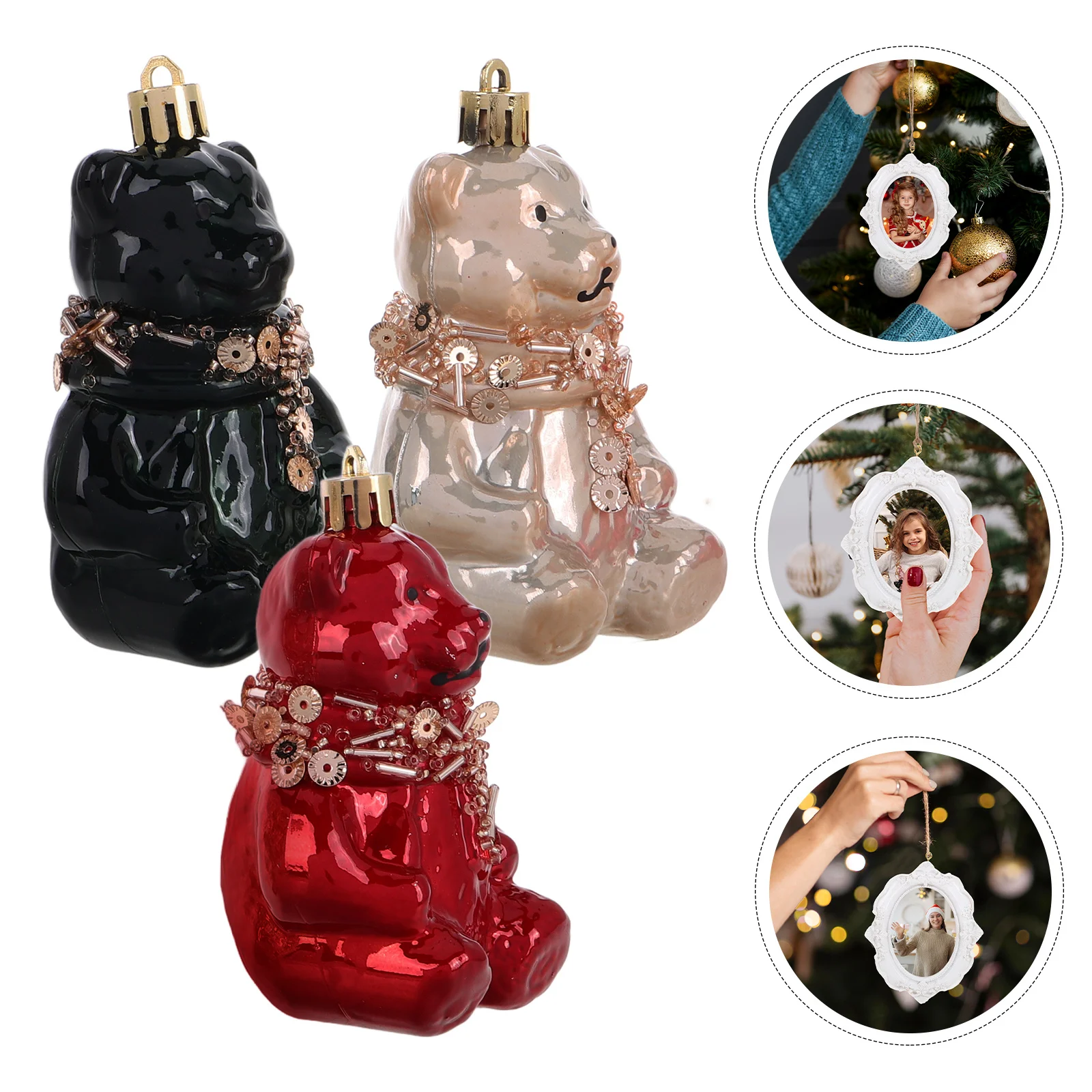 3Pcs Cute Bear Christmas Tree Ornaments Festive Holiday Decor Plastic Xmas Party Hanging Decor Holiday Bear Tree Ornaments
3Pcs Cute Bear Christmas Tree Ornaments Festive Holiday Decor Plastic Xmas Party Hanging Decor Holiday Bear Tree Ornaments