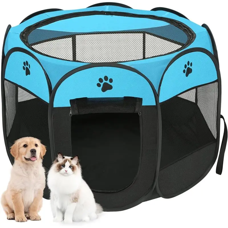 ABMI-Pet Cat Playpen, Portable Foldable Outdoor Playpen For Dogs With Zipper Top Cover Door For Dogs, Cats, Small Animals,
ABMI-Pet Cat Playpen, Portable Foldable Outdoor Playpen For Dogs With Zipper Top Cover Door For Dogs, Cats, Small Animals,