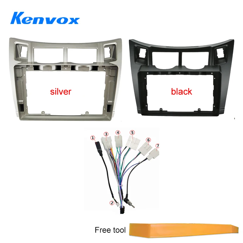 Автомобильный радиоприемник 2Din, 9-дюймовая лицевая рамка для Toyota Yaris 2008 2011, центральное управление, приборная панель, лицевая панель, стерео панель, комплект жгута проводов
Автомобильный радиоприемник 2Din, 9-дюймовая лицевая рамка для Toyota Yaris 2008 2011, центральное управление, приборная панель, лицевая панель, стерео панель, комплект жгута проводов