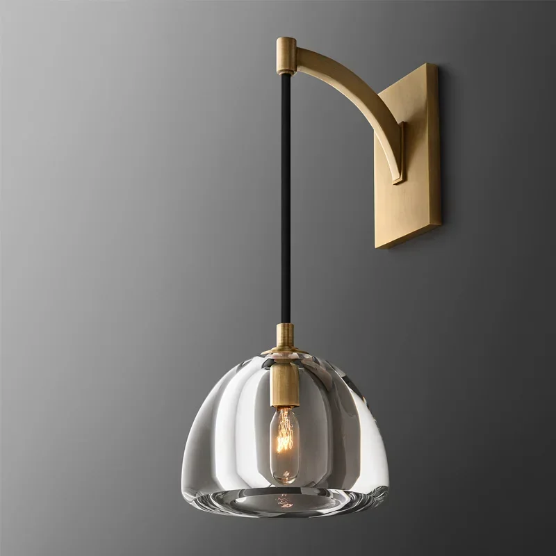 Modern Design Indoor American Metal Glass Ball Pendant Wall Light Dining Room Villa Bedroom Bedside Aisle Luxury Decorate Sconce
Modern Design Indoor American Metal Glass Ball Pendant Wall Light Dining Room Villa Bedroom Bedside Aisle Luxury Decorate Sconce