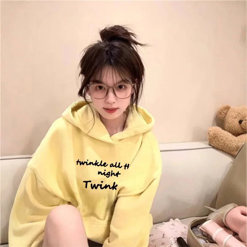 Oversize Fleece Lined Thickened Autumn Winter Hoodie Women's Street Style Clothing White Enhancing Comfortable Cotton Polyest...
Oversize Fleece Lined Thickened Autumn Winter Hoodie Women's Street Style Clothing White Enhancing Comfortable Cotton Polyest...