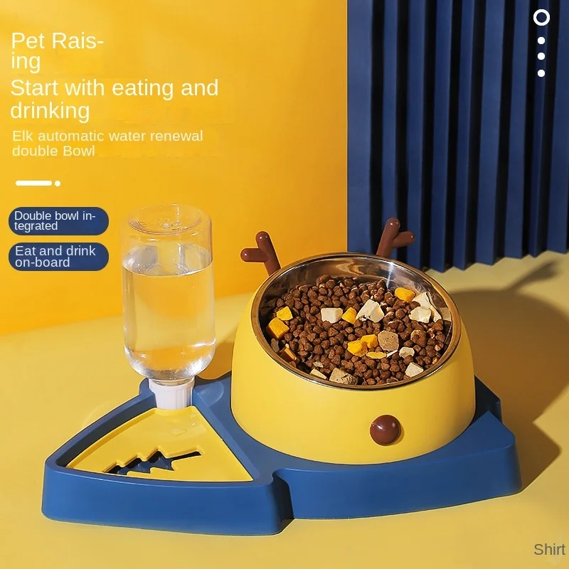 Cat Anti-overturning Bowl Dog Drinking Water Bowl Cat Food Bowl Pet Drinking Water Feeding Double Bowl Dog Bowl Supplies
Cat Anti-overturning Bowl Dog Drinking Water Bowl Cat Food Bowl Pet Drinking Water Feeding Double Bowl Dog Bowl Supplies