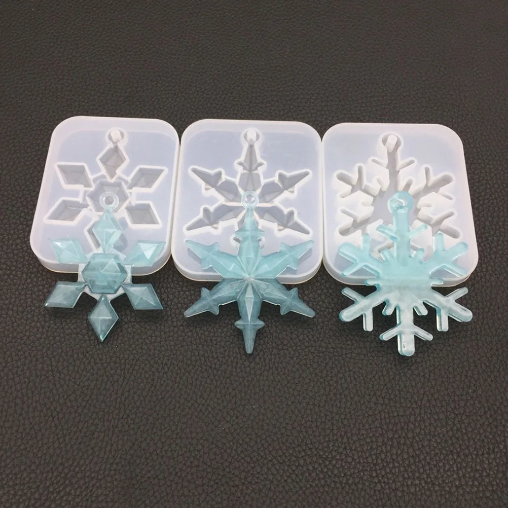 6pcs Silicone Snowflake Pendant Molds Food Grade Durable Diy Epoxy Resin Craft Mold For Art Accessories Creative Gift Tools 
6pcs Silicone Snowflake Pendant Molds Food Grade Durable Diy Epoxy Resin Craft Mold For Art Accessories Creative Gift Tools