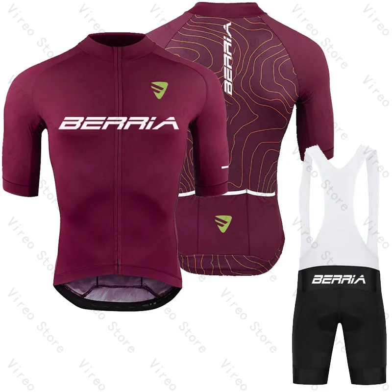 BERRIA Cycling Jersey Set Short Sleeve and Bib Shorts Pro Race Bicycle MTB Ropa Maillot Cycling Clothes Breathable Quick-drying
BERRIA Cycling Jersey Set Short Sleeve and Bib Shorts Pro Race Bicycle MTB Ropa Maillot Cycling Clothes Breathable Quick-drying