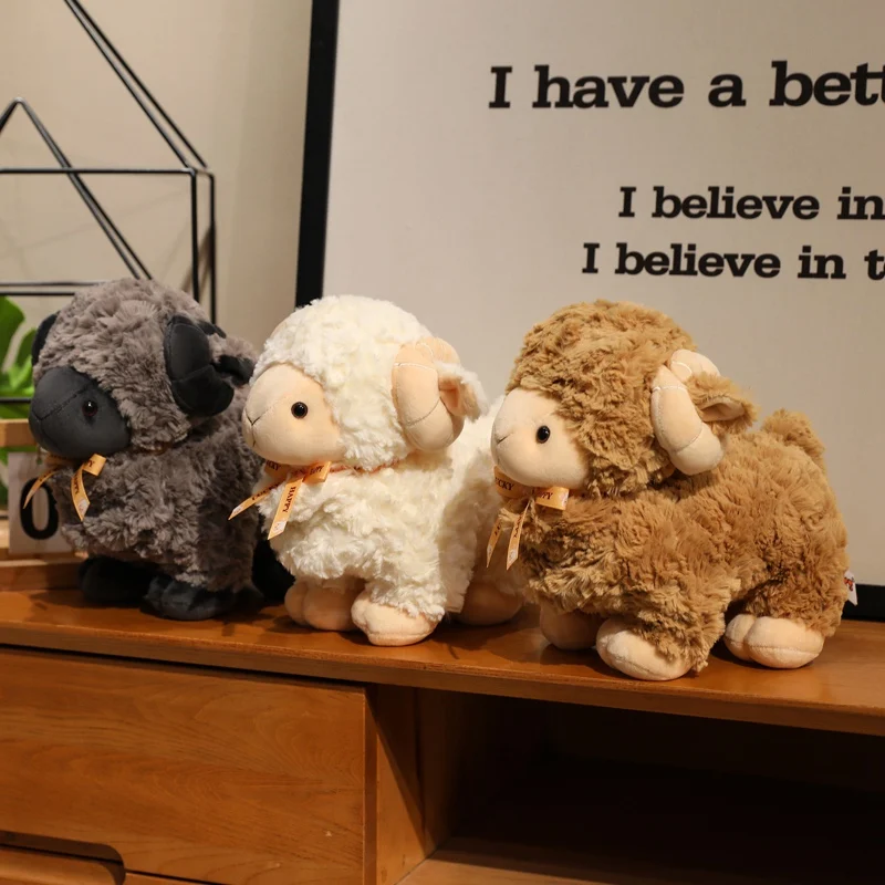 23cm 3 Colors Lamb Doll Plush Toy Stuffed White Brown Grey Grassland Animal Sheep Pillow Decoration Plushie Gift
23cm 3 Colors Lamb Doll Plush Toy Stuffed White Brown Grey Grassland Animal Sheep Pillow Decoration Plushie Gift