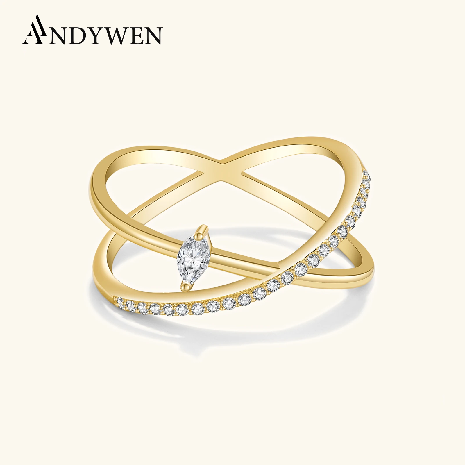 ANDYWEN 925 Sterling Silver Modern Dual-Layer Ring Marquise Center Zircon 2025 Women Luxury Fine Fashion Party Jewelry Gift
ANDYWEN 925 Sterling Silver Modern Dual-Layer Ring Marquise Center Zircon 2025 Women Luxury Fine Fashion Party Jewelry Gift