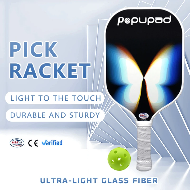 Popupad Стеклянная поверхность Pickleball Paddles Полный чистый пенопластовый сердечник толщиной 13 мм для начинающих Ракетки Pickleball Бесплатная доставка
Popupad Стеклянная поверхность Pickleball Paddles Полный чистый пенопластовый сердечник толщиной 13 мм для начинающих Ракетки Pickleball Бесплатная доставка