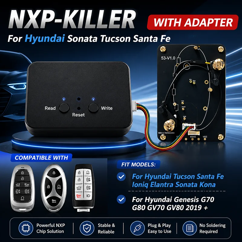 CNP259 NXP-Killer Remote Adapter Adding Universal Fob Control For Hyundai Sonata Tucson Santa Cruz Santa Fe Staria Genesis
CNP259 NXP-Killer Remote Adapter Adding Universal Fob Control For Hyundai Sonata Tucson Santa Cruz Santa Fe Staria Genesis