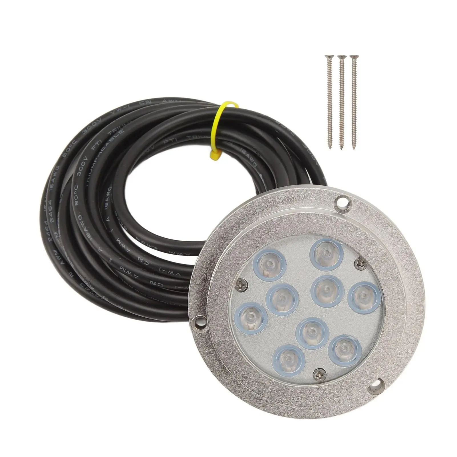 Underwater LED for marine Light High Stability IP68 Waterproof Rustproof Super Bright Swimming Pool Light 12V 24V for sailboat
Underwater LED for marine Light High Stability IP68 Waterproof Rustproof Super Bright Swimming Pool Light 12V 24V for sailboat