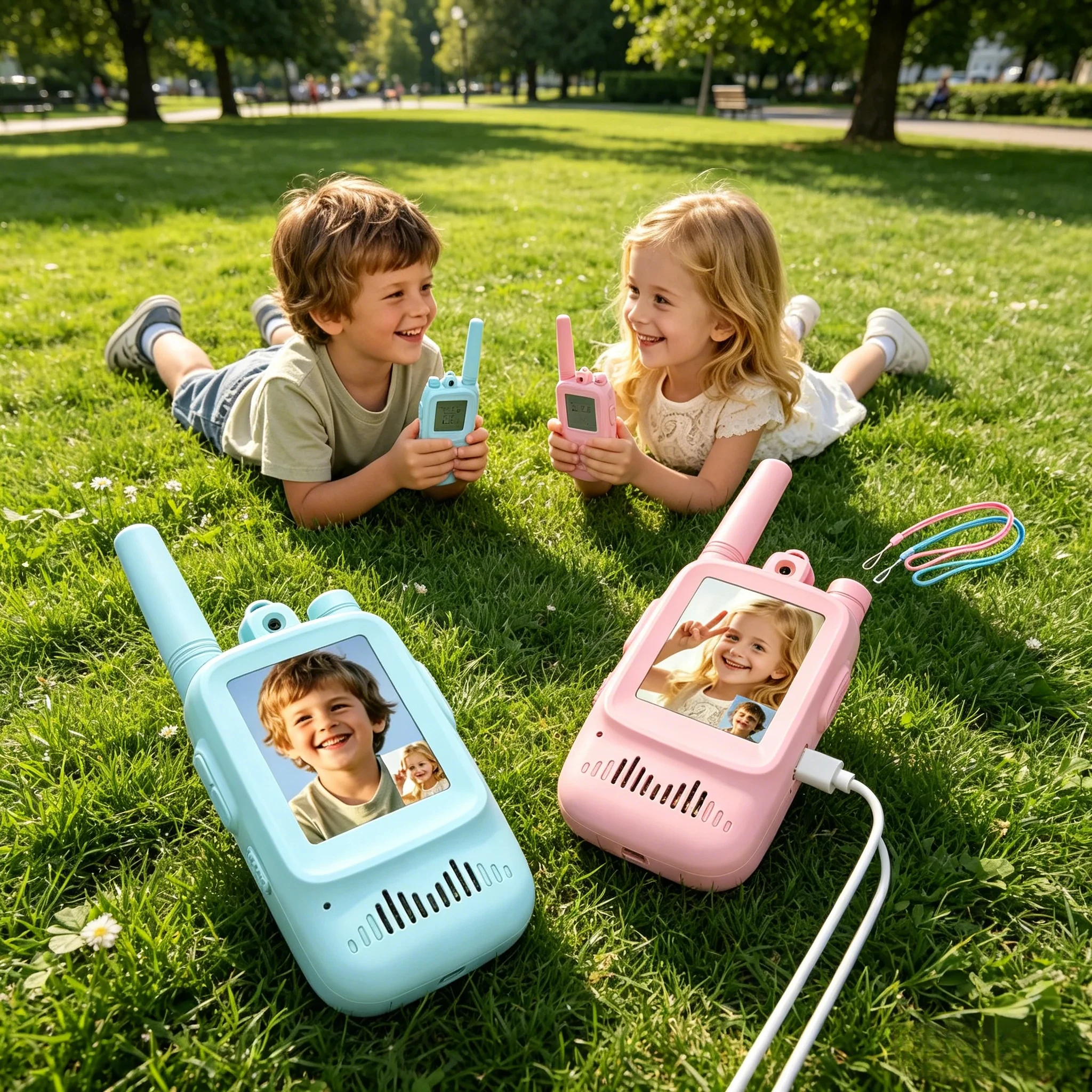 2026 Kids Video Walkie Talkie Rechargeable Indoor Outdoor Toys One-Click Call Essential For Camping & Hiking Adventures Gift
2026 Kids Video Walkie Talkie Rechargeable Indoor Outdoor Toys One-Click Call Essential For Camping & Hiking Adventures Gift