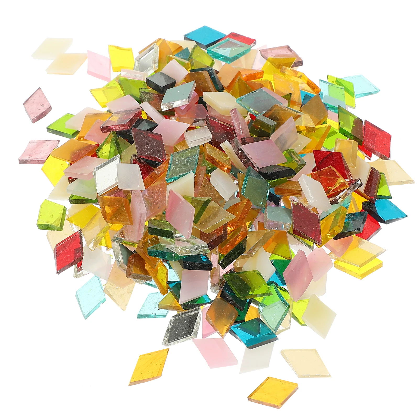 1 Bag Glass Diamond Mosaic Tiles Decorative Craft Mirror Pieces Colored Ceramic Tiles Diy Art Frame Flowerpot Home Decoration
1 Bag Glass Diamond Mosaic Tiles Decorative Craft Mirror Pieces Colored Ceramic Tiles Diy Art Frame Flowerpot Home Decoration