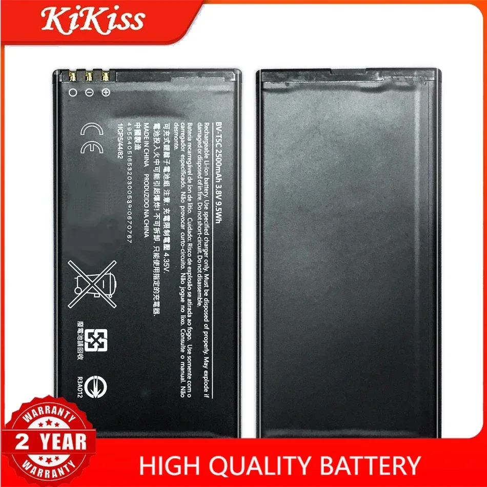 Аккумулятор мобильного телефона для Microsoft Nokia Lumia 640 RM-1109 RM-1113 RM-1072 RM-1073 RM-1077 RM Аккумулятор BV T5C BV-T5C 2500 мАч AKKU
Аккумулятор мобильного телефона для Microsoft Nokia Lumia 640 RM-1109 RM-1113 RM-1072 RM-1073 RM-1077 RM Аккумулятор BV T5C BV-T5C 2500 мАч AKKU