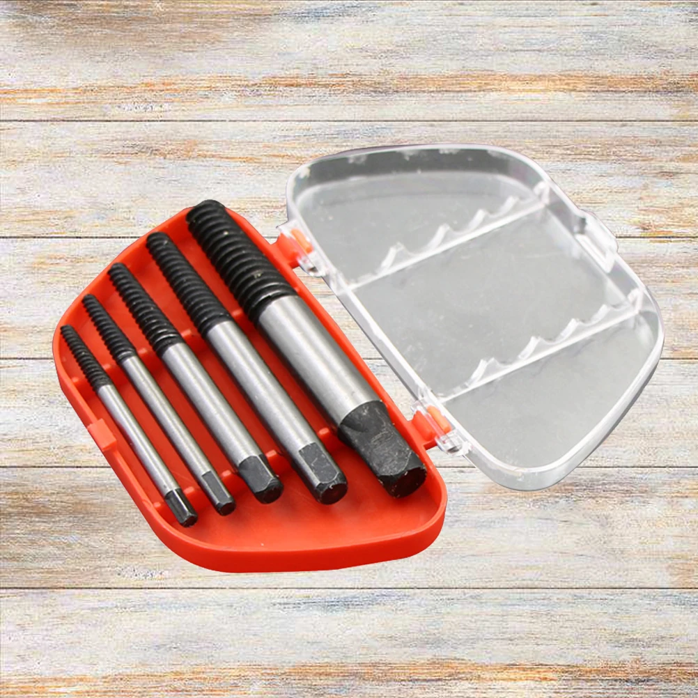 5pcs Screw Extractor Metal Alloy Steel Practical Home Use Simple Tool Kit Box Storage Durable Fast Easy Removal Strong Grip Home
5pcs Screw Extractor Metal Alloy Steel Practical Home Use Simple Tool Kit Box Storage Durable Fast Easy Removal Strong Grip Home