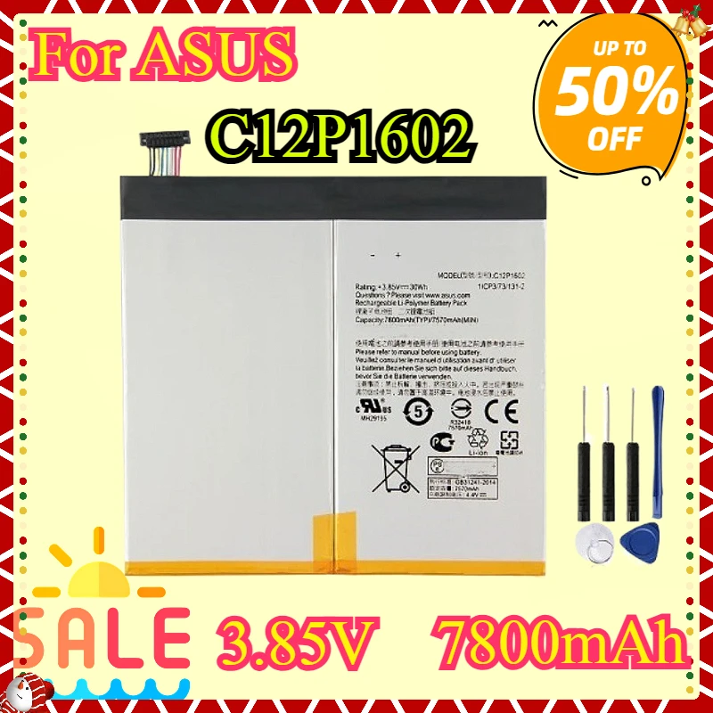 NEW Replacement Battery C12P1602 For ASUS ZenPad Z10 ZT500KL Battery 7800mAh With tools
NEW Replacement Battery C12P1602 For ASUS ZenPad Z10 ZT500KL Battery 7800mAh With tools