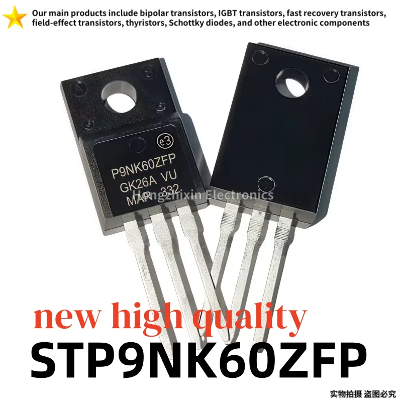 P9NK60ZFP, 10/20 шт., STP9NK60ZFP,9NK60ZFP,9NK60,TO-220F,7A600V, новый высококачественный полевой транзистор
P9NK60ZFP, 10/20 шт., STP9NK60ZFP,9NK60ZFP,9NK60,TO-220F,7A600V, новый высококачественный полевой транзистор