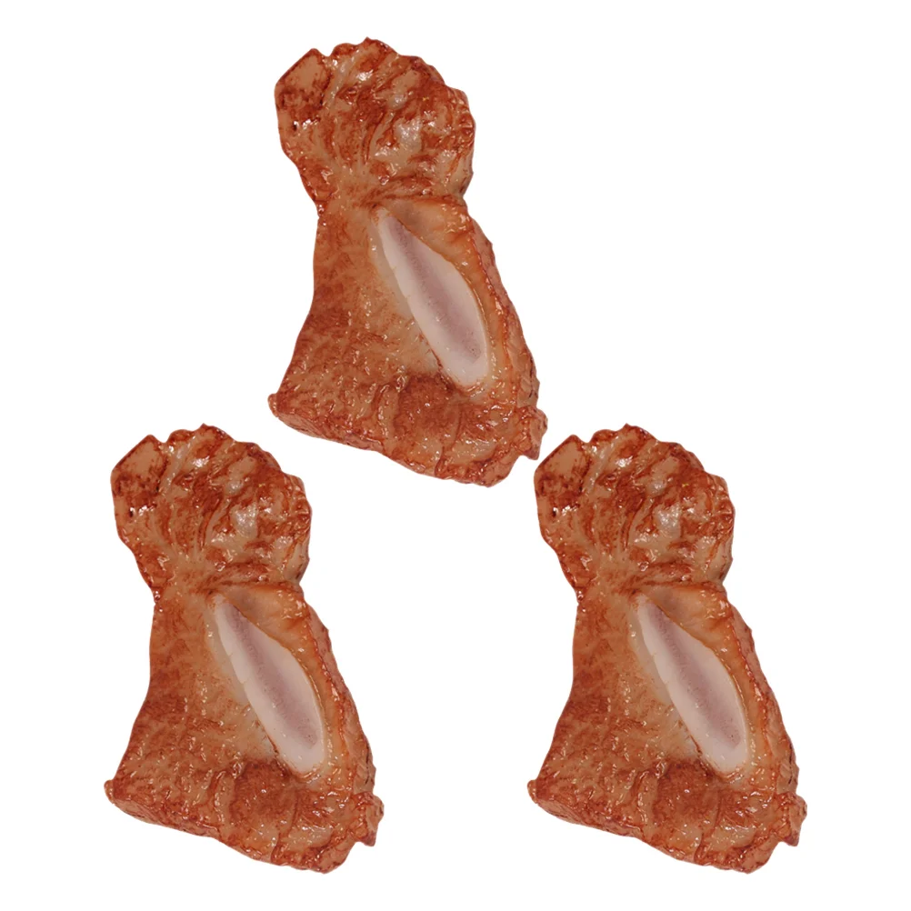 3pcs Fake Meat Ribs Artificial Rib Food Models Beef Rib Props for Display Realistic Rib fake food fake cooked meat
3pcs Fake Meat Ribs Artificial Rib Food Models Beef Rib Props for Display Realistic Rib fake food fake cooked meat