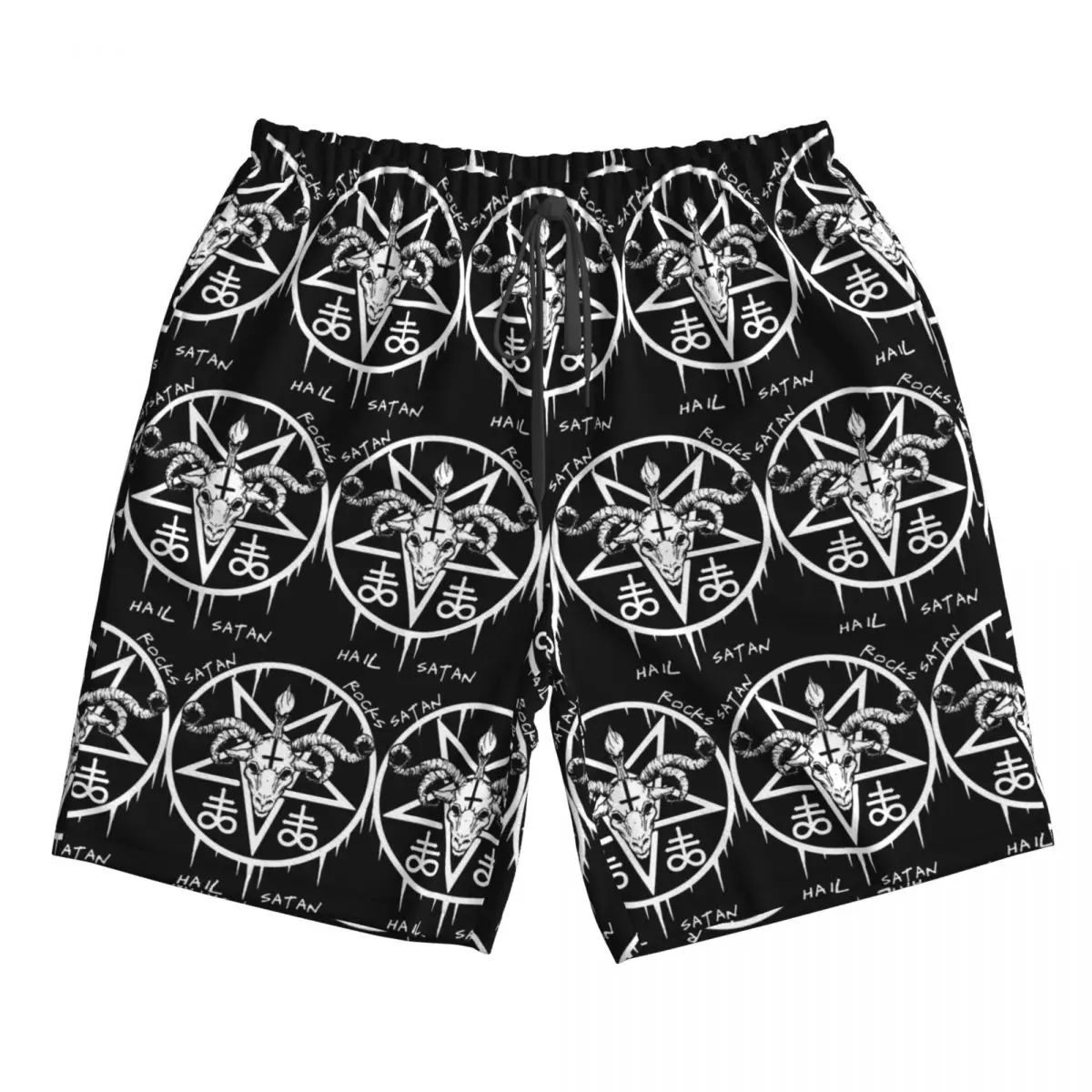 HAIL SATAN - SATAN ROCKS - FUNNY SATANIC OCCULT Trunks Beach Board Shorts Casual Quick Dry Swimming Summer Men Pants
HAIL SATAN - SATAN ROCKS - FUNNY SATANIC OCCULT Trunks Beach Board Shorts Casual Quick Dry Swimming Summer Men Pants