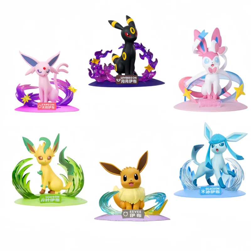 Anime Pokemon Eevee Sylveon Espeon Umbreon Glaceon Leafeon Model Figures Desktop Ornament Toys Funism Official Birthday Gift
Anime Pokemon Eevee Sylveon Espeon Umbreon Glaceon Leafeon Model Figures Desktop Ornament Toys Funism Official Birthday Gift