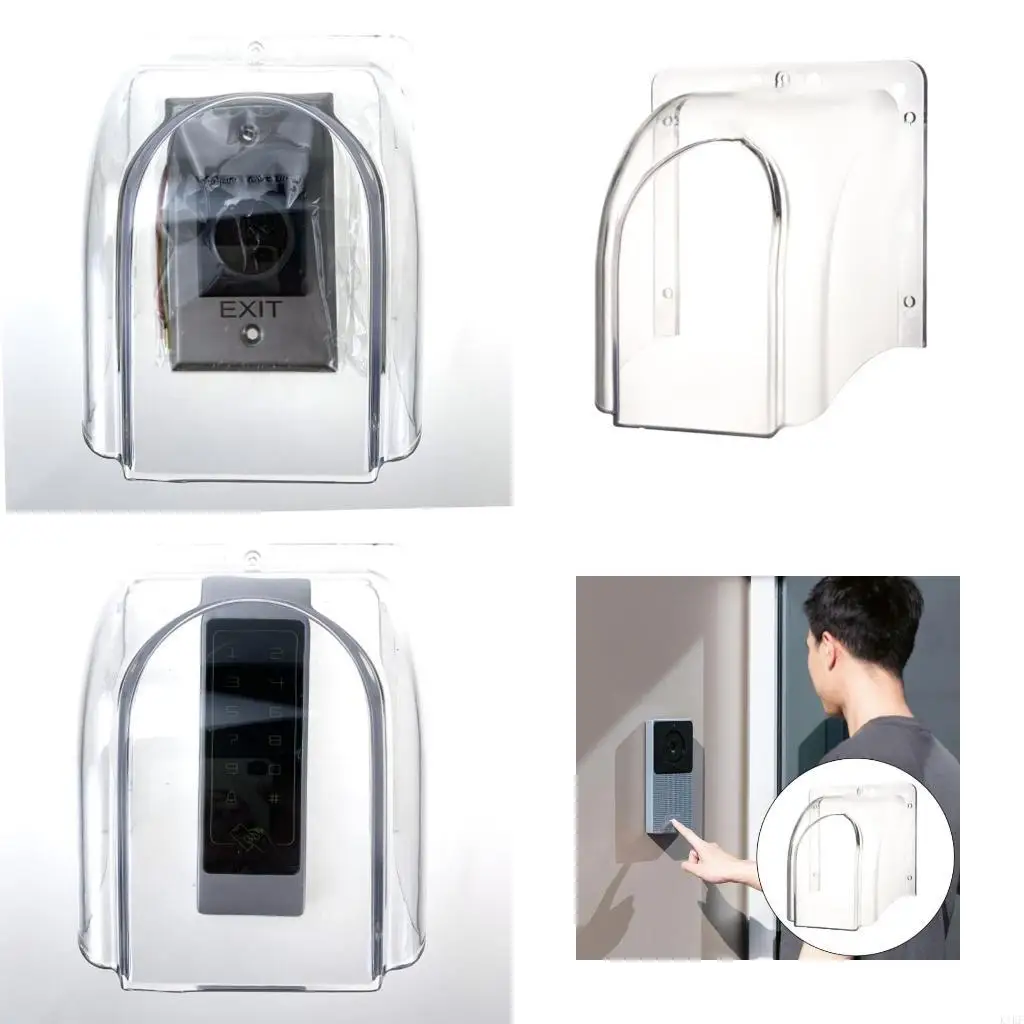 Rain Cover Waterproof Dustproof Shell for 86 Doorbell Clear Keypad Cover K1KF 
Rain Cover Waterproof Dustproof Shell for 86 Doorbell Clear Keypad Cover K1KF