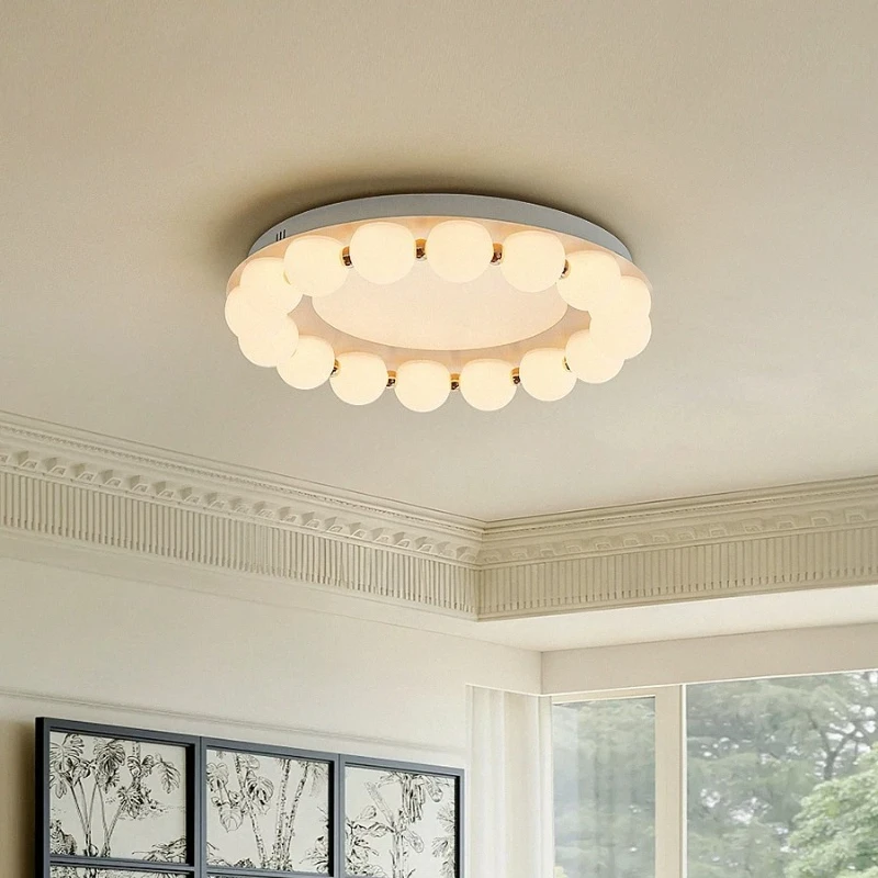 French Magic Bean Ceiling Lamp Cream Style LED Modern Minimalist Children's Room Bedroom Eye Protection Home Decoration Lighting
French Magic Bean Ceiling Lamp Cream Style LED Modern Minimalist Children's Room Bedroom Eye Protection Home Decoration Lighting