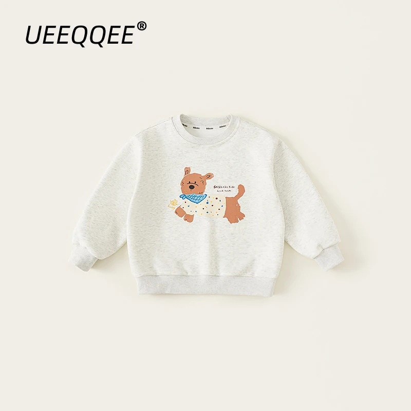 Spring Autumn Children Sweatshirts 5-14Y Boys Girls Cartoon Dog Print Casual Pullover Tops Korean Preteen Wear For Kids Clothing
Spring Autumn Children Sweatshirts 5-14Y Boys Girls Cartoon Dog Print Casual Pullover Tops Korean Preteen Wear For Kids Clothing