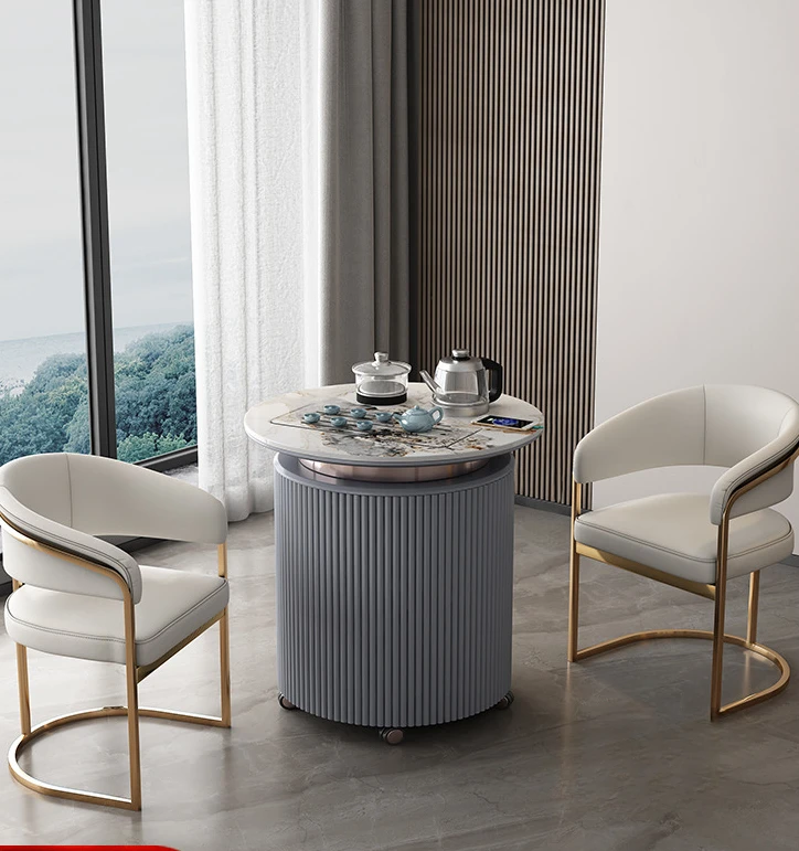 Подвижный чайный столик Rock-plate, небольшой боковой, несколько шкафов для чая, встроенный чайный шкаф для кипячения воды и чайной корзины.
Подвижный чайный столик Rock-plate, небольшой боковой, несколько шкафов для чая, встроенный чайный шкаф для кипячения воды и чайной корзины.