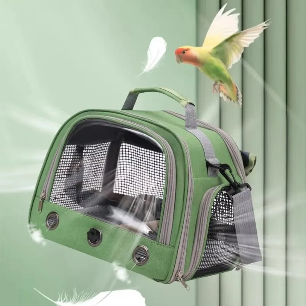 Durable Breathable Portable Parrot Travel Bag with Tray Comfortable Bird Backpack Large Capacity Pet Handbag Pet Supplies
Durable Breathable Portable Parrot Travel Bag with Tray Comfortable Bird Backpack Large Capacity Pet Handbag Pet Supplies