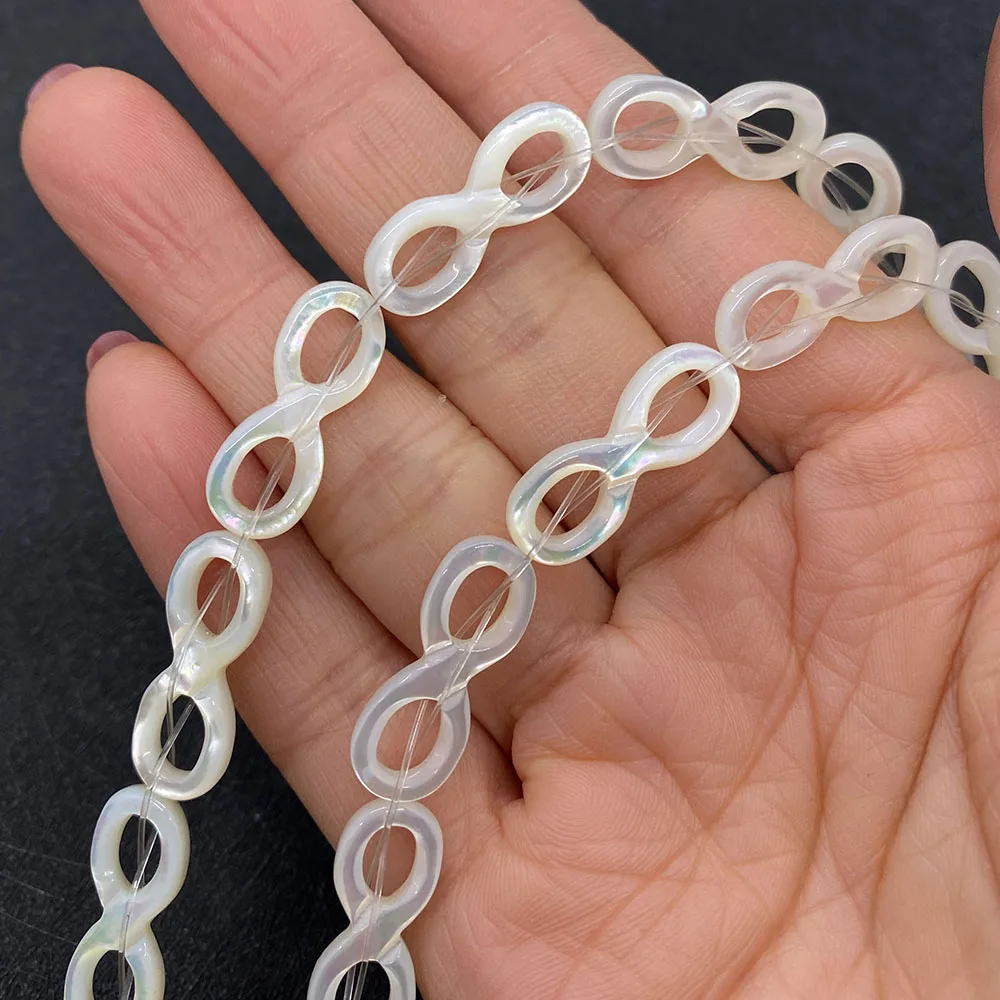 Natural White Shell Beads 8 Shape Mother of Pearl Loose Beads for DIY Jewelry Making Fashion Necklace Bracelet Earrings
Natural White Shell Beads 8 Shape Mother of Pearl Loose Beads for DIY Jewelry Making Fashion Necklace Bracelet Earrings