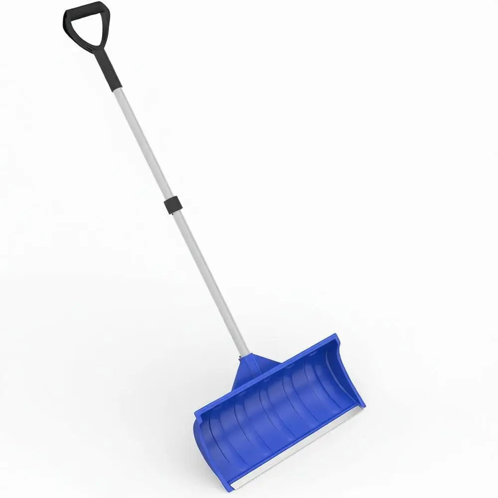 24-Inch Heavy-Duty Snow Removal Plow with Ergonomic D-Grip Handle for Driveway and Outdoor Use, Blue
24-Inch Heavy-Duty Snow Removal Plow with Ergonomic D-Grip Handle for Driveway and Outdoor Use, Blue