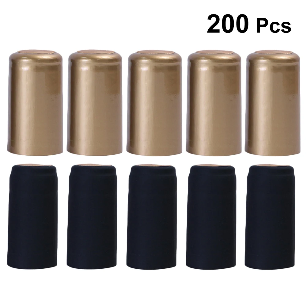 200 Pcs Heat Shrink Cap Bottle Shrinkable Finishing Wrap Caps Capsules for Bottles Small Decoration Heater Wrappers
200 Pcs Heat Shrink Cap Bottle Shrinkable Finishing Wrap Caps Capsules for Bottles Small Decoration Heater Wrappers