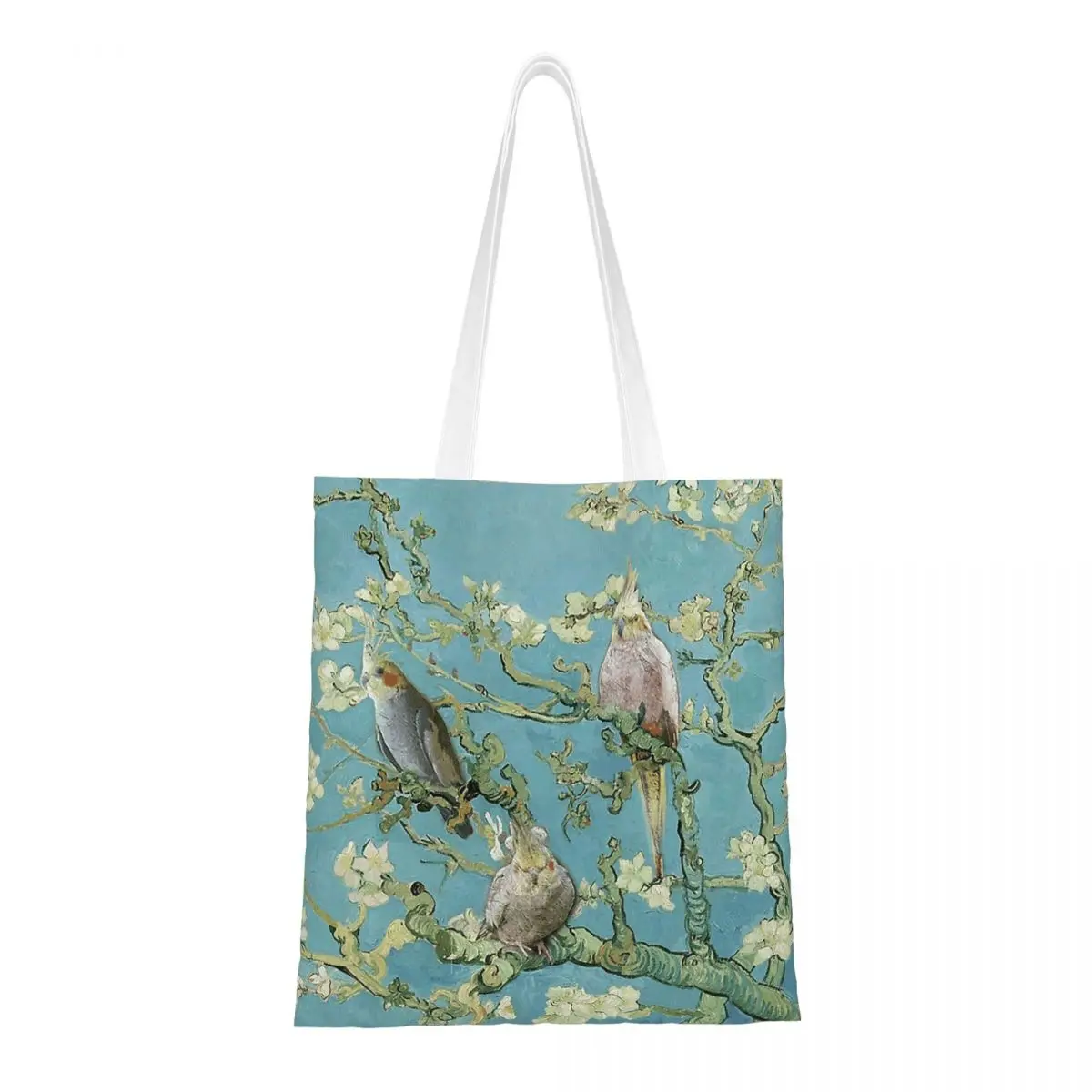 Сумки-тоут унисекс Van Gogh Blossom Parrot, большая вместительная сумка для покупок с птицами для сумок для покупок
Сумки-тоут унисекс Van Gogh Blossom Parrot, большая вместительная сумка для покупок с птицами для сумок для покупок