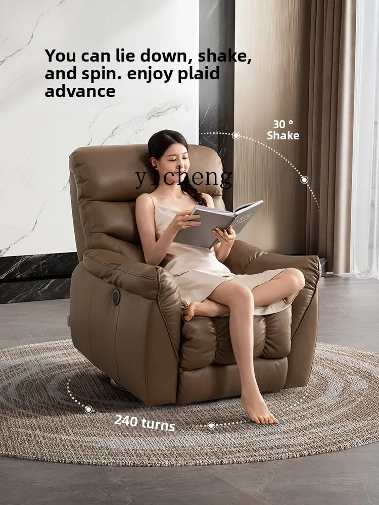 Single Sofa Electric Function Full Leather Recliner Living Room
Single Sofa Electric Function Full Leather Recliner Living Room