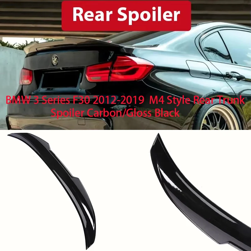 For BMW 3 Series F30 2012-2019 MP/M4/PSM Style Rear Trunk Spoiler Carbon/Gloss Black Wing
For BMW 3 Series F30 2012-2019 MP/M4/PSM Style Rear Trunk Spoiler Carbon/Gloss Black Wing